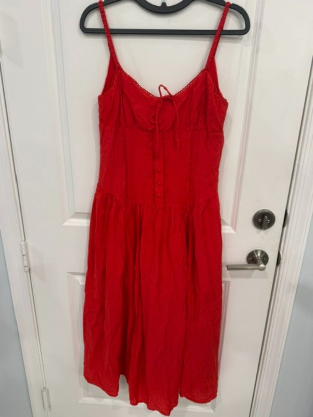 Altar'd State Red Sloane Midi Dress - Picture 6 of 10